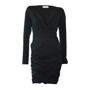 A.L.C. Black twisted bandage mini dress size 4